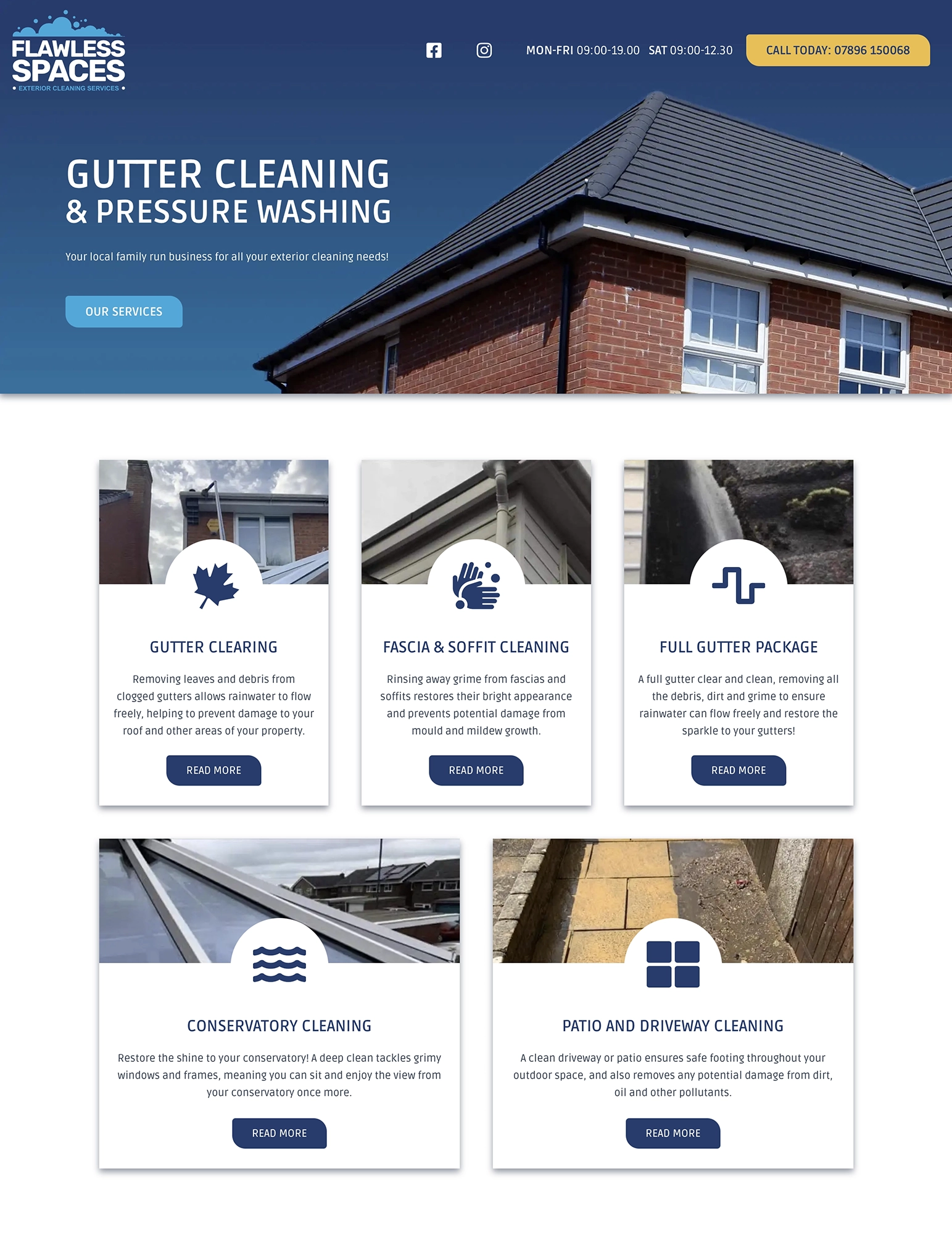 Flawless Spaces Website by Total Web Creations - website design and build | Crewe | Nantwich | Cheshire