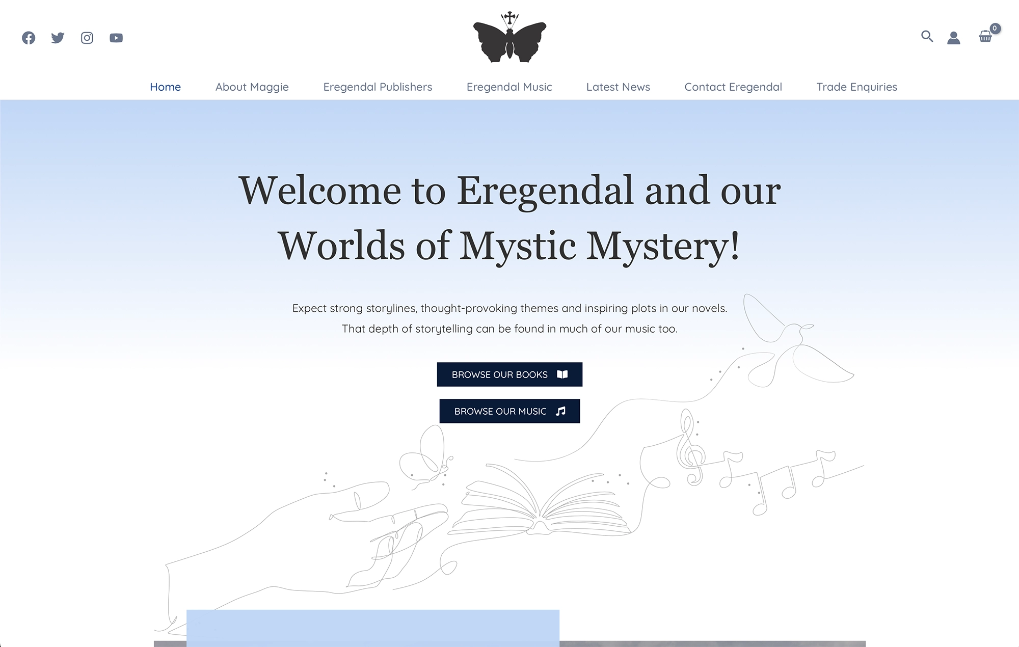 Eregendal | Working with Total Web Creations | Website Design and Build