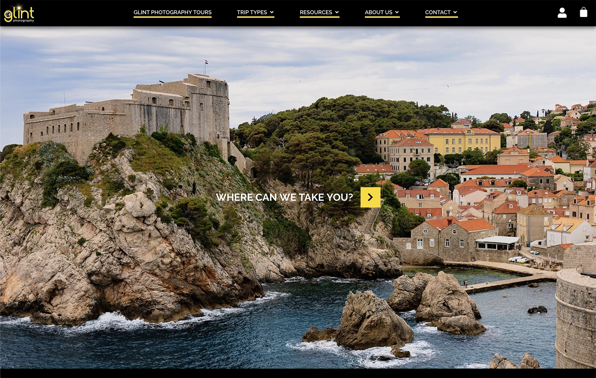 Glint Photography | Working with Total Web Creations | Website Re-Design and Build